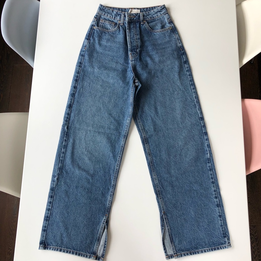 Topshop Relaxed Baggy Oversized High Waist Women’s  Jeans Sz 4/26 L30